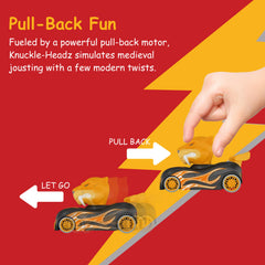 Knuckle Headz Wolf front view reveals fierce design for battles.