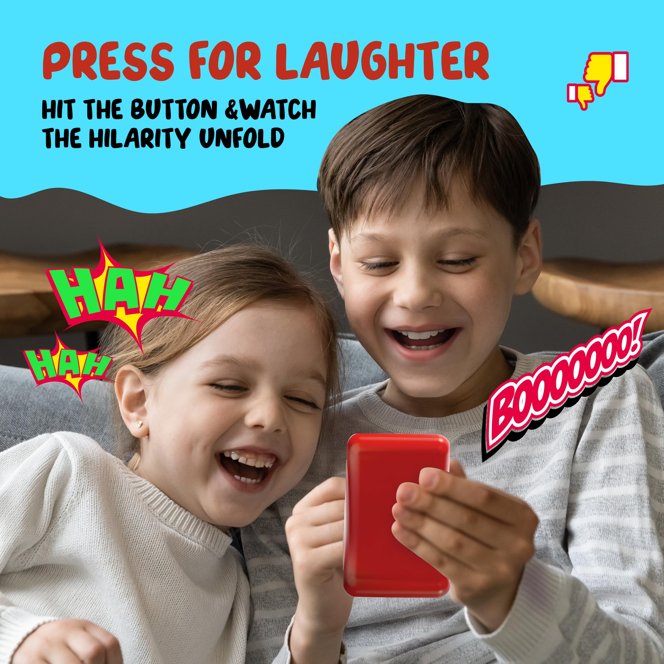 KNUCKLHEAD Sound Effects Machine inspires creative pranks and party games.