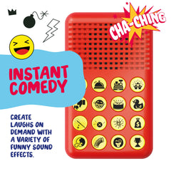 KNUCKLHEAD Sound Effects Machine packaging is gift-ready for birthdays and holidays.