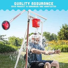 KO Water Games Soak 'N' Wet hose-fill-attachment enables easy, quick setup