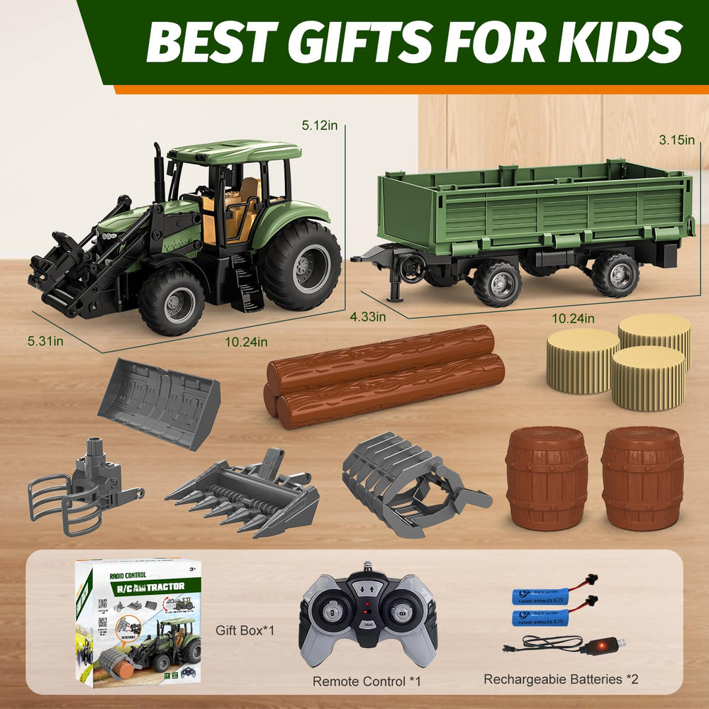 KOALA DIARY hay fork and harvester attachments for pretend harvest