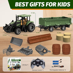 KOALA DIARY hay fork and harvester attachments for pretend harvest