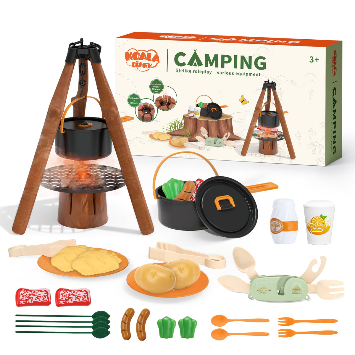 Koala Diary camping stove image for imaginative outdoor cooking play.