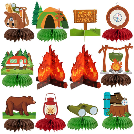 Kockuu camping bear centerpiece adds playful charm to your table