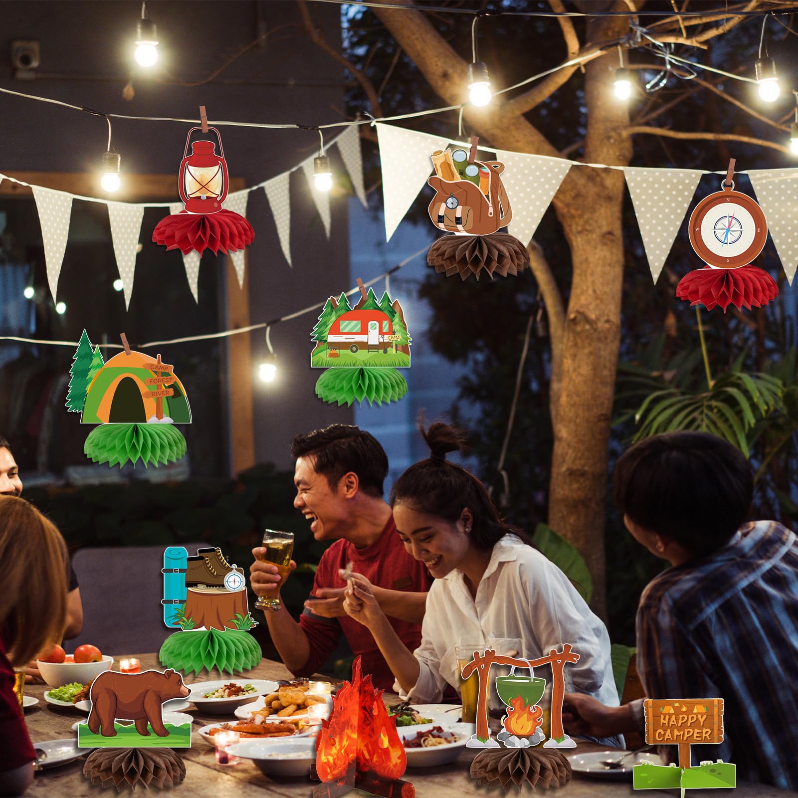 Kockuu compass centerpiece adds adventurous flair to celebrations