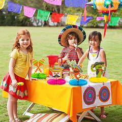 Kockuu fiesta honeycomb backboard with double-sided prints adds depth.