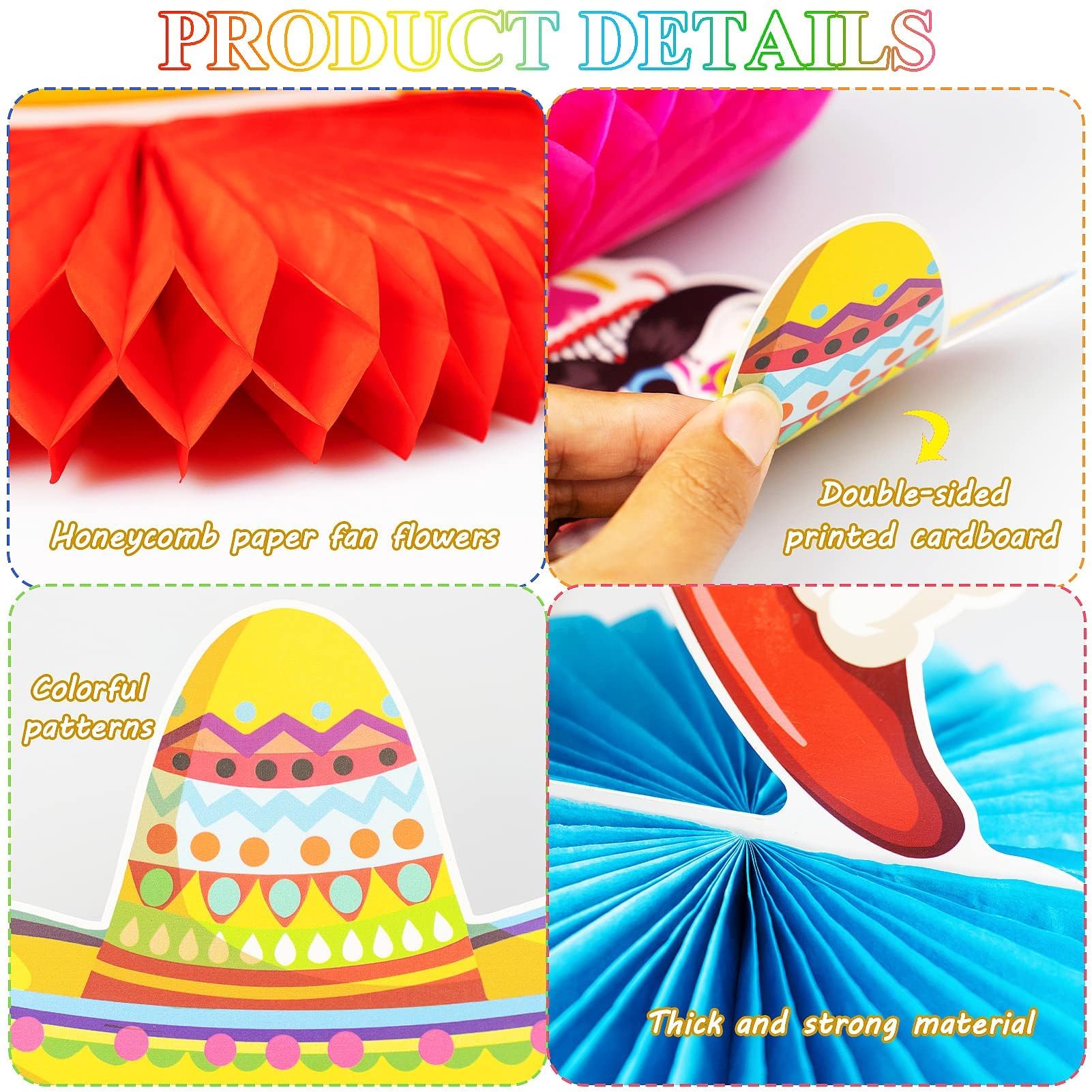 Kockuu fiesta honeycomb base 8-inch provides sturdy stand.