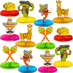 Kockuu fiesta honeycomb taco centerpiece brightens any party table.