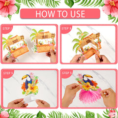 Kockuu hibiscus centerpiece brightens tropical table settings