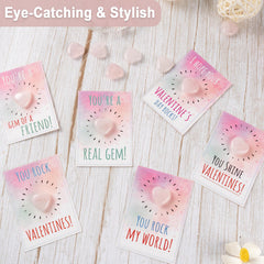Kockuu valentines cards pink design ideal for classroom exchanges.