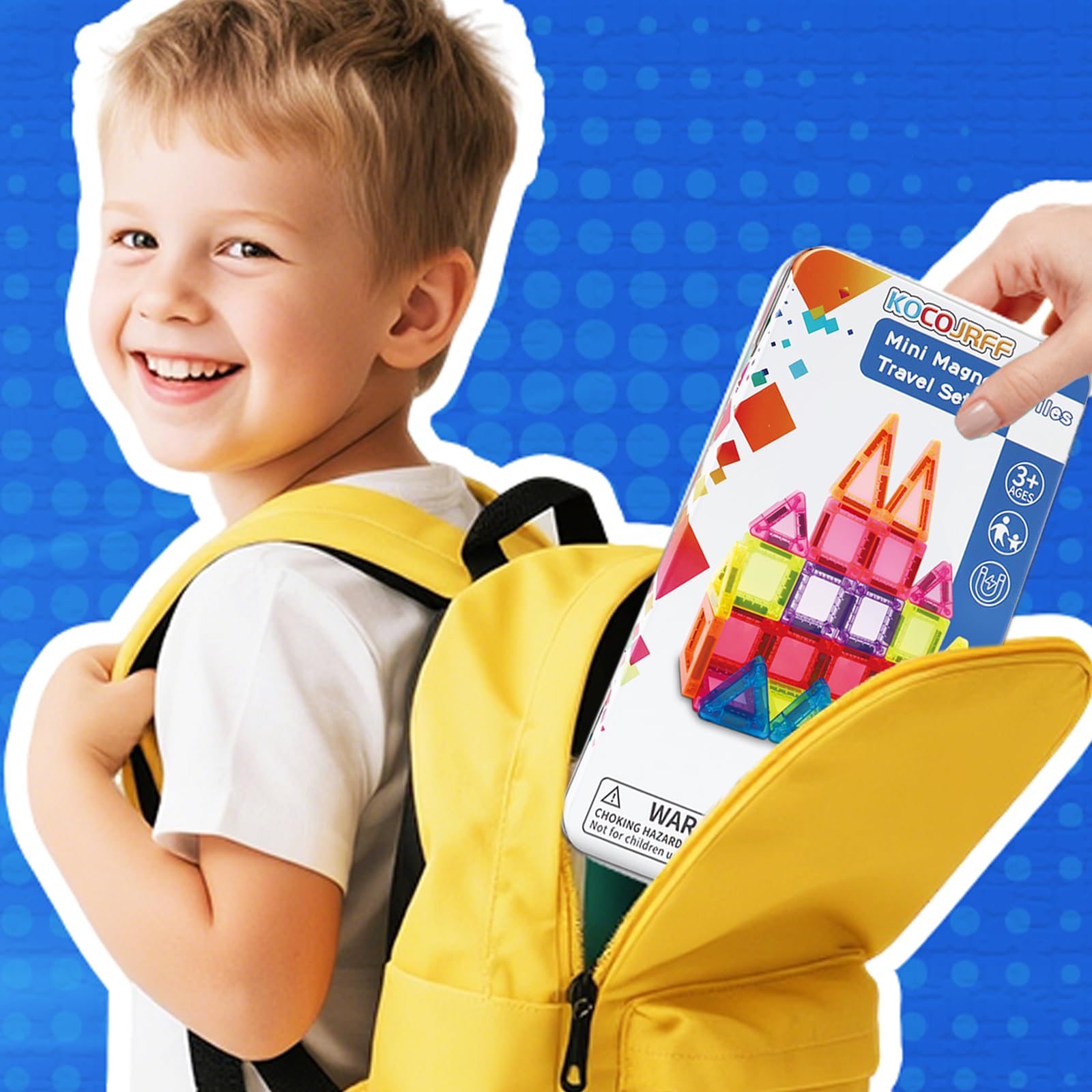kocojrff colorful geometric shapes magnets boost early learning and imaginative play