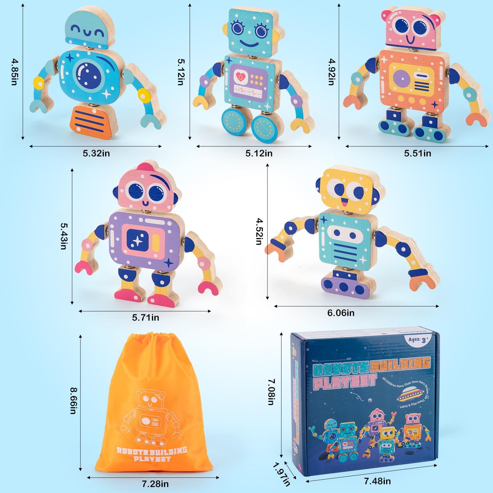 KODATEK child-friendly snap connection design helps small hands assemble quickly.