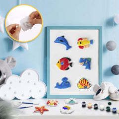 KODATEK plaster figurines ready for kids' creative painting and display.