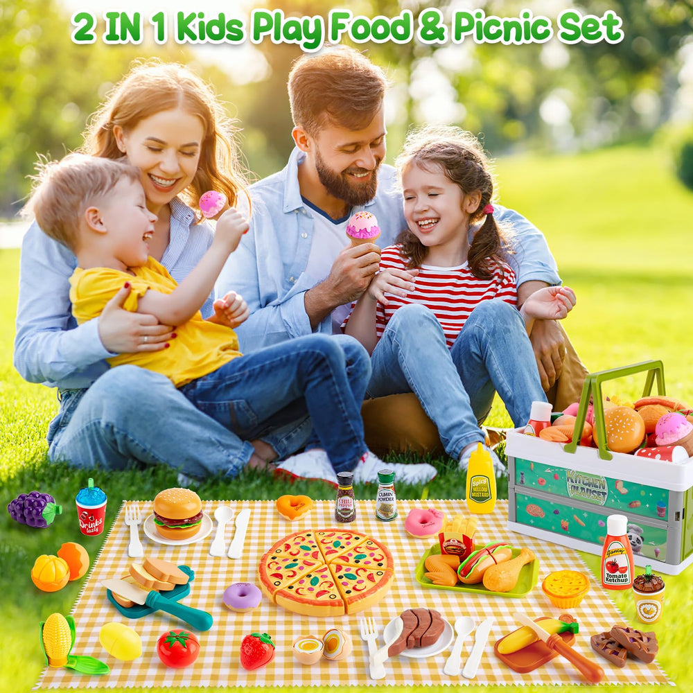 Kodatek colorful food variety encourages color recognition and sensory exploration.