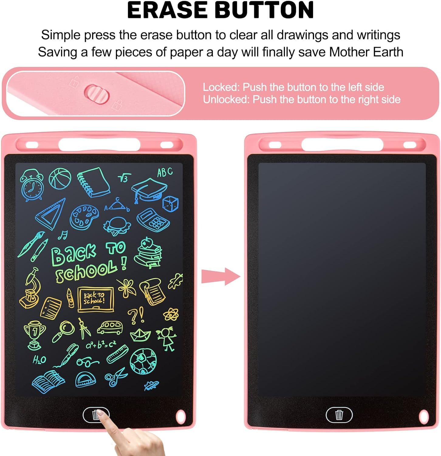 kogabanny backlit LCD tablet offering mess-free, collaborative drawing