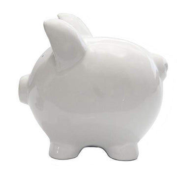 KOHIENWO piggy bank size 6x4.8x4.5 inches on dresser.
