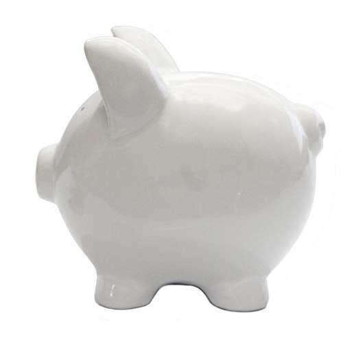KOHIENWO piggy bank size 6x4.8x4.5 inches on dresser.