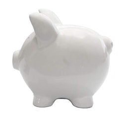 KOHIENWO piggy bank size 6x4.8x4.5 inches on dresser.