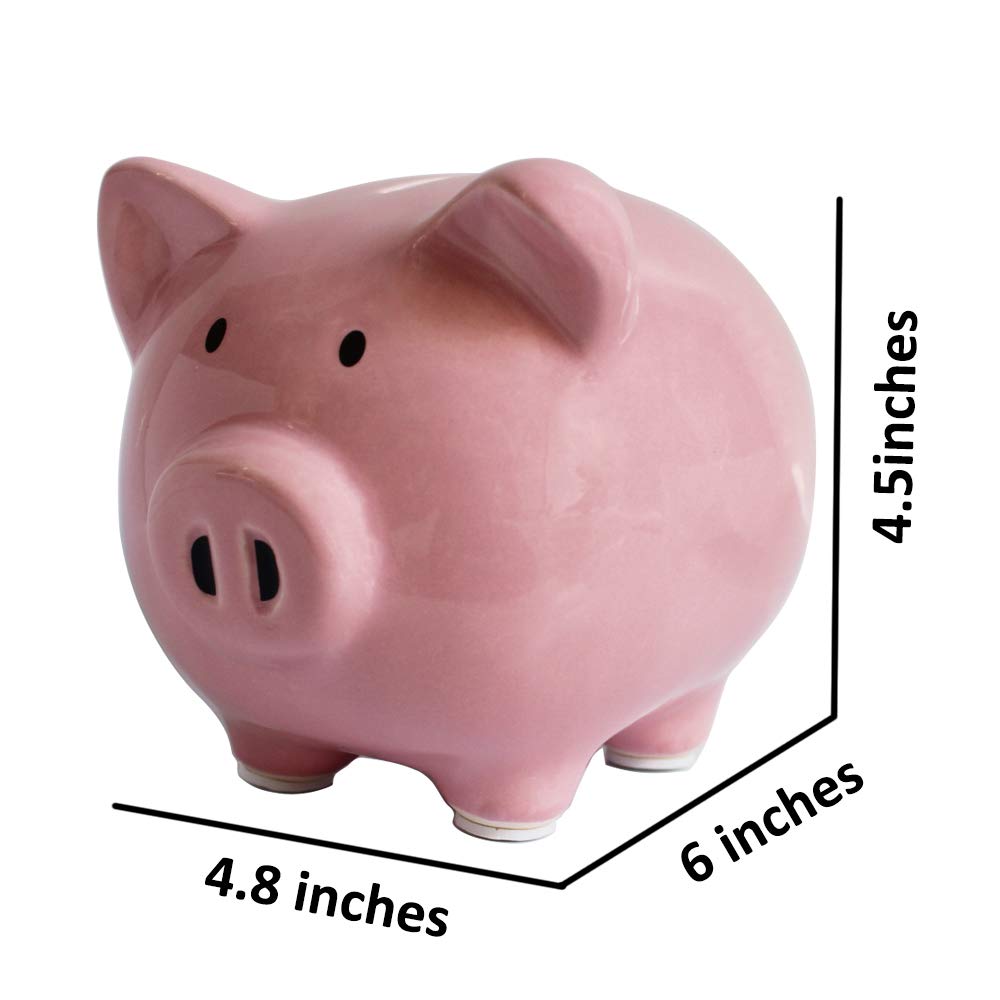 KOHIENWO pink piggy bank gift idea for new parents