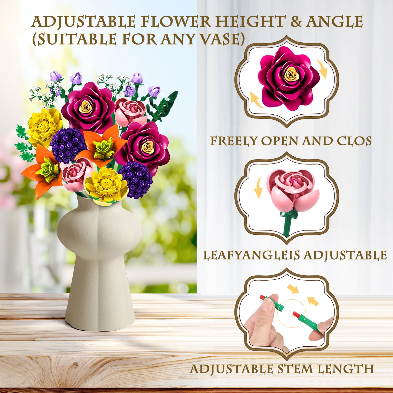 Gift-ready botanical decor for birthdays or holidays as an elegant substitute.