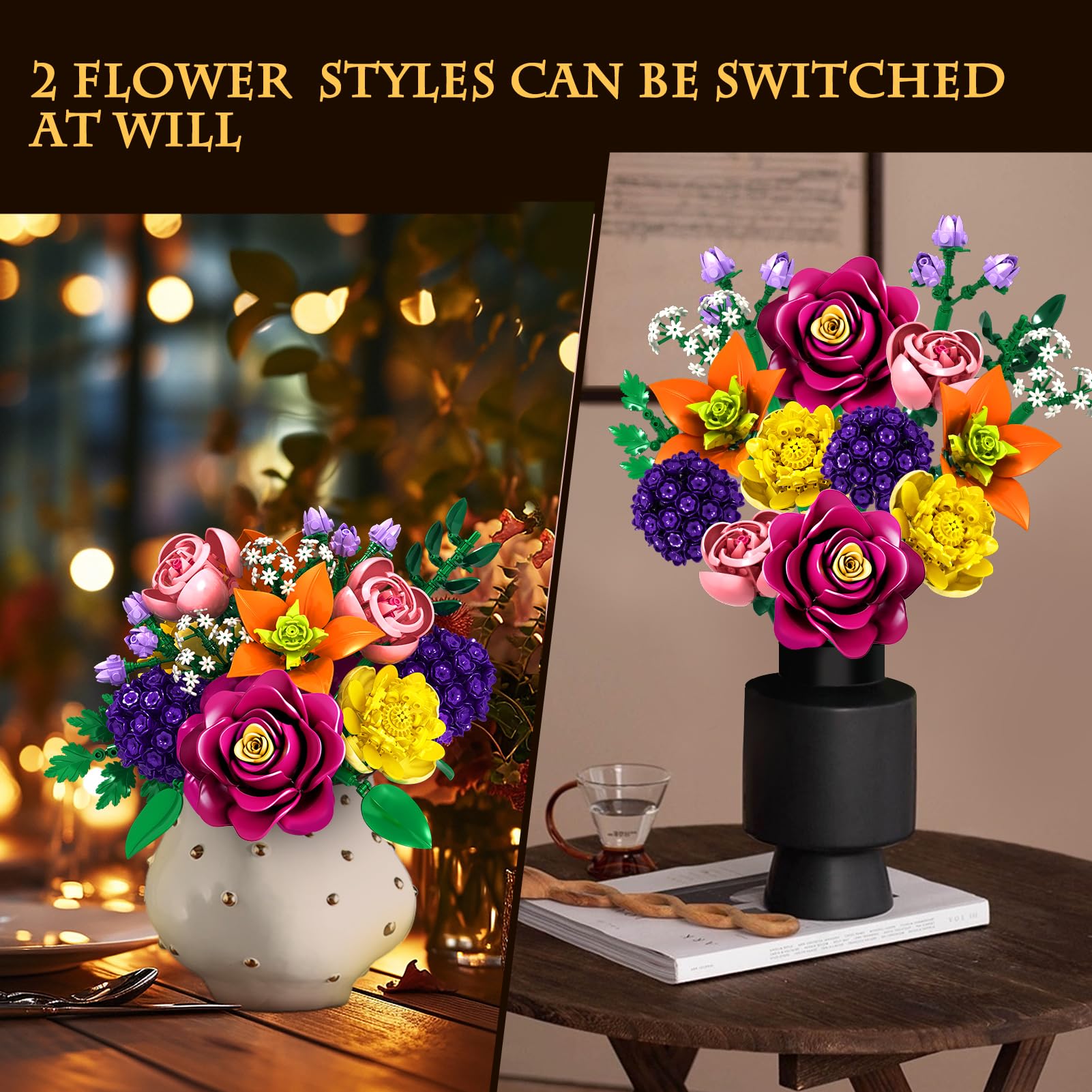 KOJAYHOL low-profile pot display offers a cozy desktop botanical vibe.