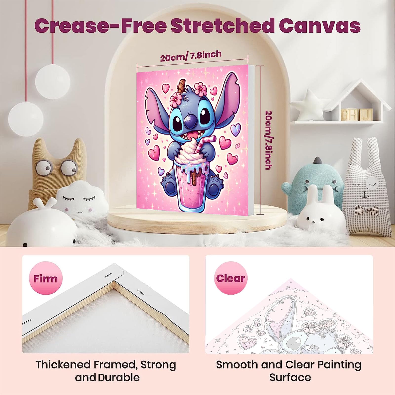 KOJEFCV frame design detail highlighting playful artwork