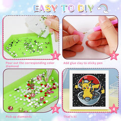 KOJEFCV kid-friendly art hobby kit to foster focus and patience