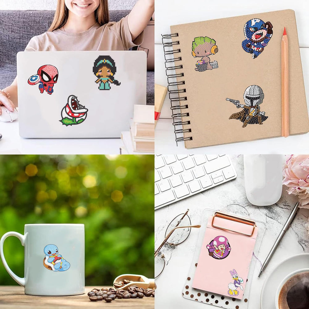KOJEFCV kid-friendly sticker kit creates portable, mess-free crafting moments