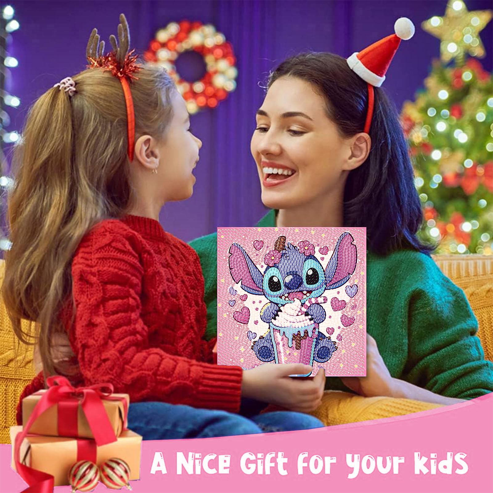 KOJEFCV kid-friendly decor idea from diamond art for bedrooms