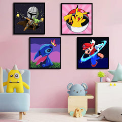 KOJEFCV wall hooks included for easy display after finishing.