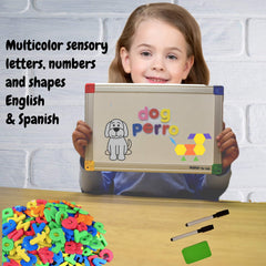 KOKO AROMA multicolor letters stimulate spelling and shape-sorting for kids.