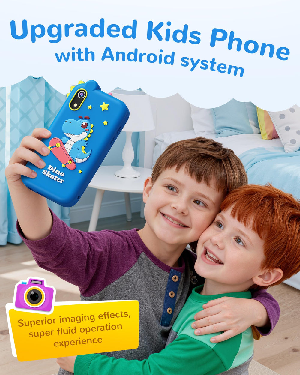 KOKODI Android-based kids phone with smooth navigation