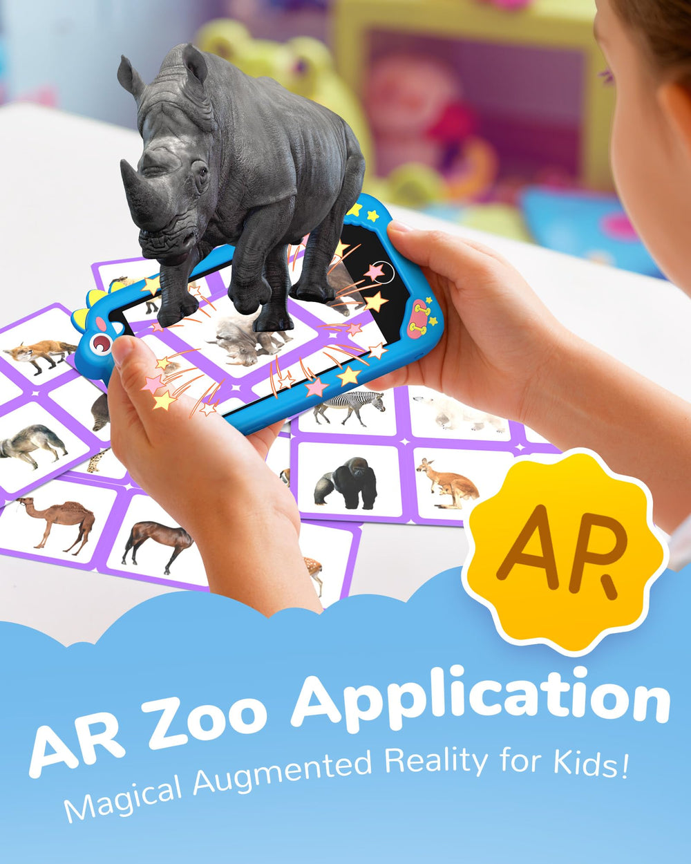 KOKODI educational games interface highlighting Montessori to STEM