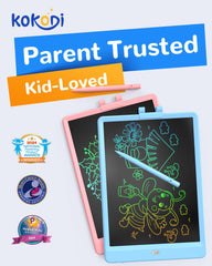 KOKODI LCD writing tablet side view showing slim, portable design