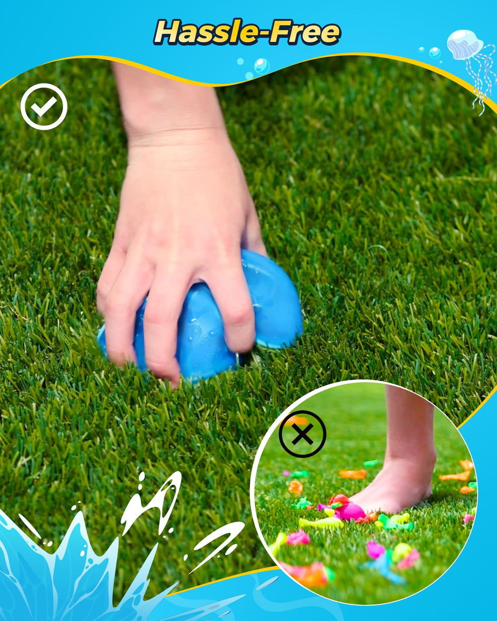 KOKODI water balloons suitable for pool, beach, and backyard games.