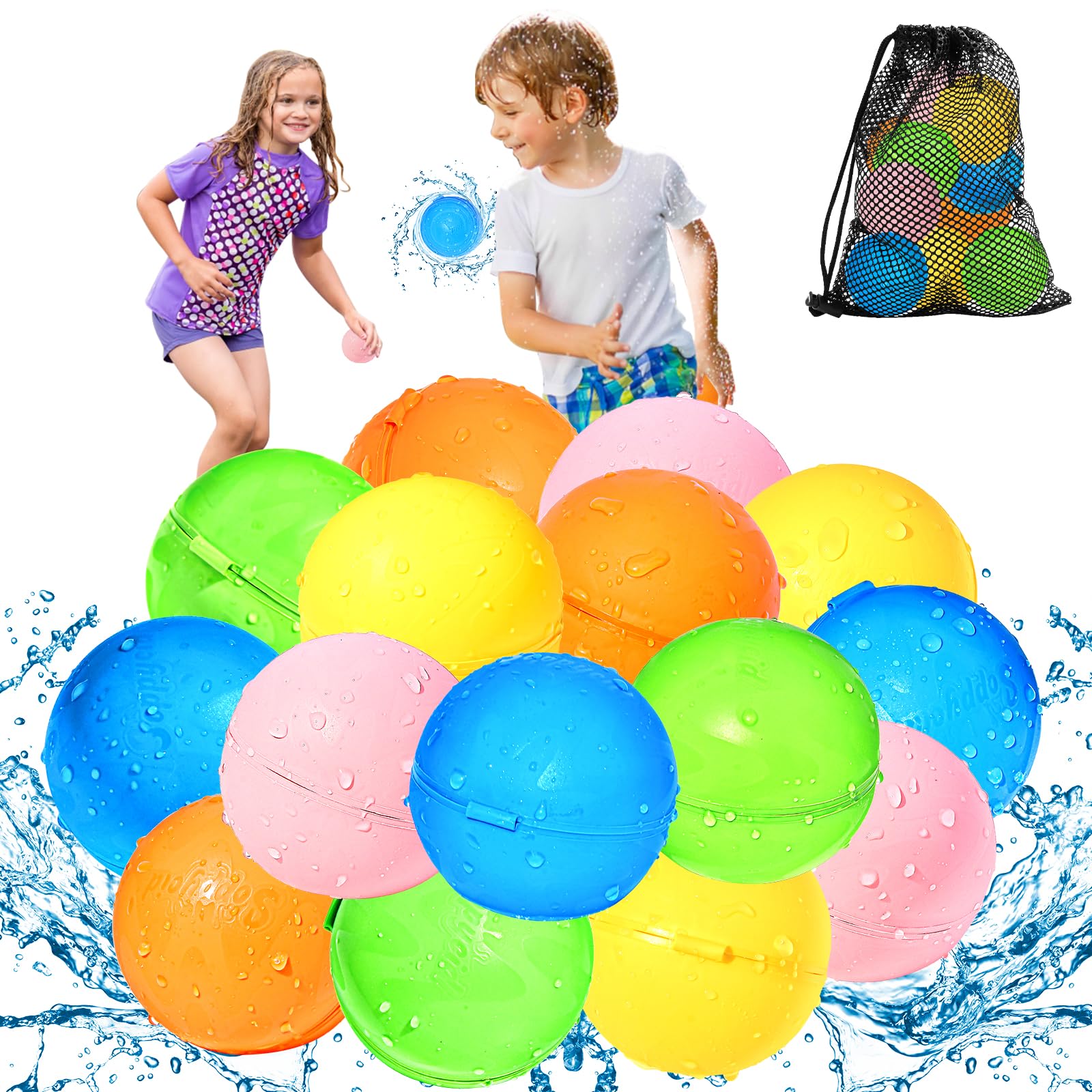 KOKODI SOPPYCID magnetic-fill action enables quick water refills for outdoor play.