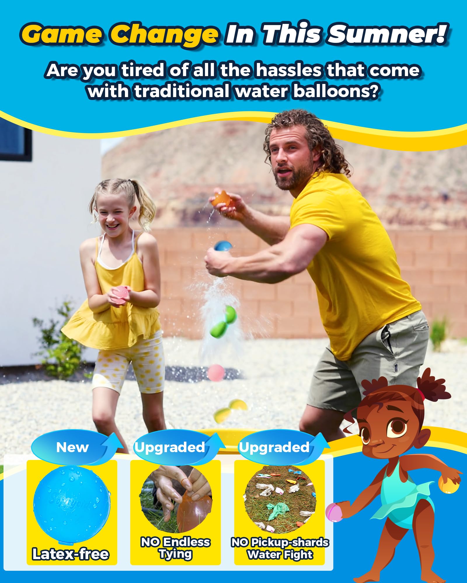 KOKODI SOPPYCID refillable system lets you reuse balloons for multiple sunny sessions.
