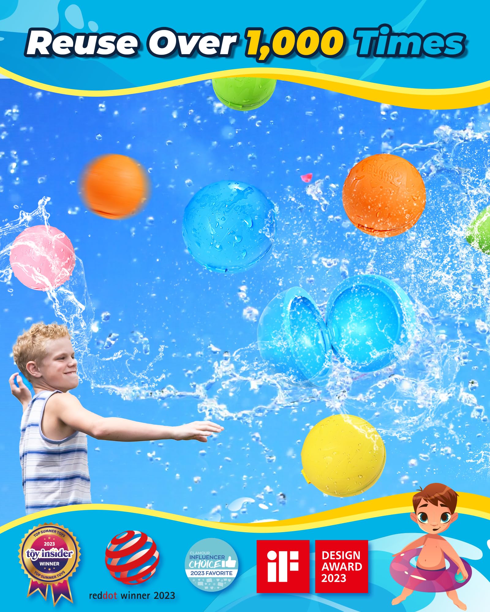 KOKODI SOPPYCID reusable silicone balloons highlight durable, eco-friendly summer fun for kids.