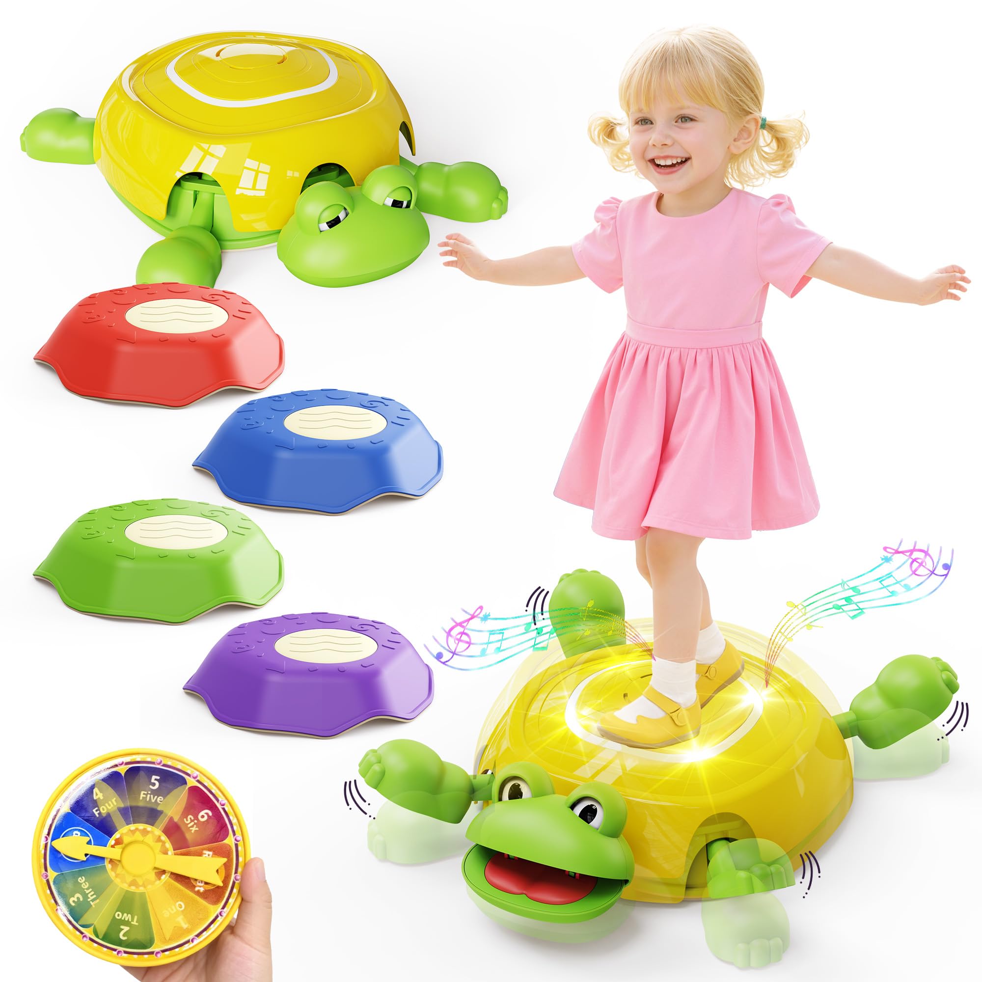 KOKODI stepping stones interactive frog face for multisensory play