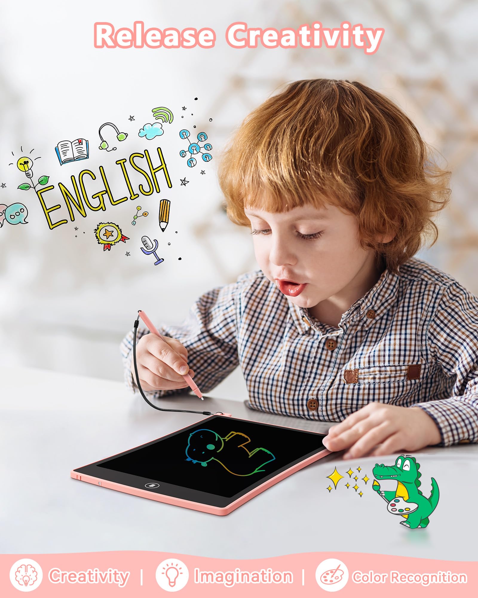 KOKODI stylus clipped on top for easy on-the-go drawing