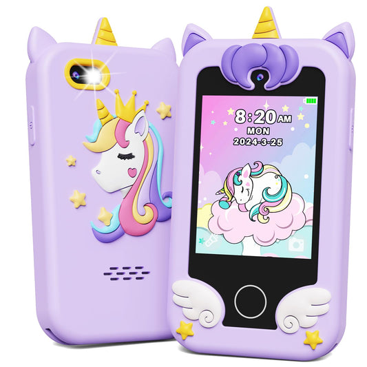 KOKODI unicorn kids phone front view with a playful, kid-friendly design.