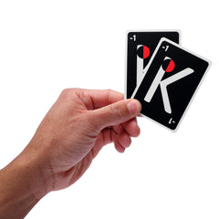 KOMBIO matte laminated rule booklet offers clear, portable instructions.