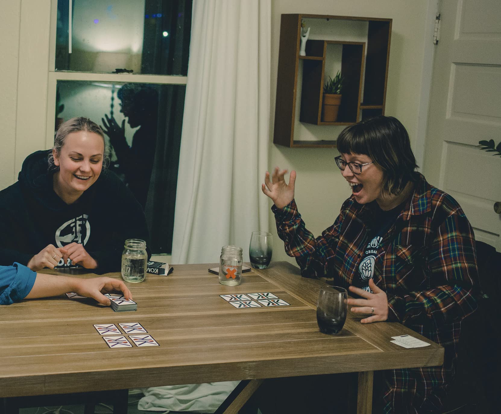 KOMBIO travel-ready setup on a clutter-free table for easy play.