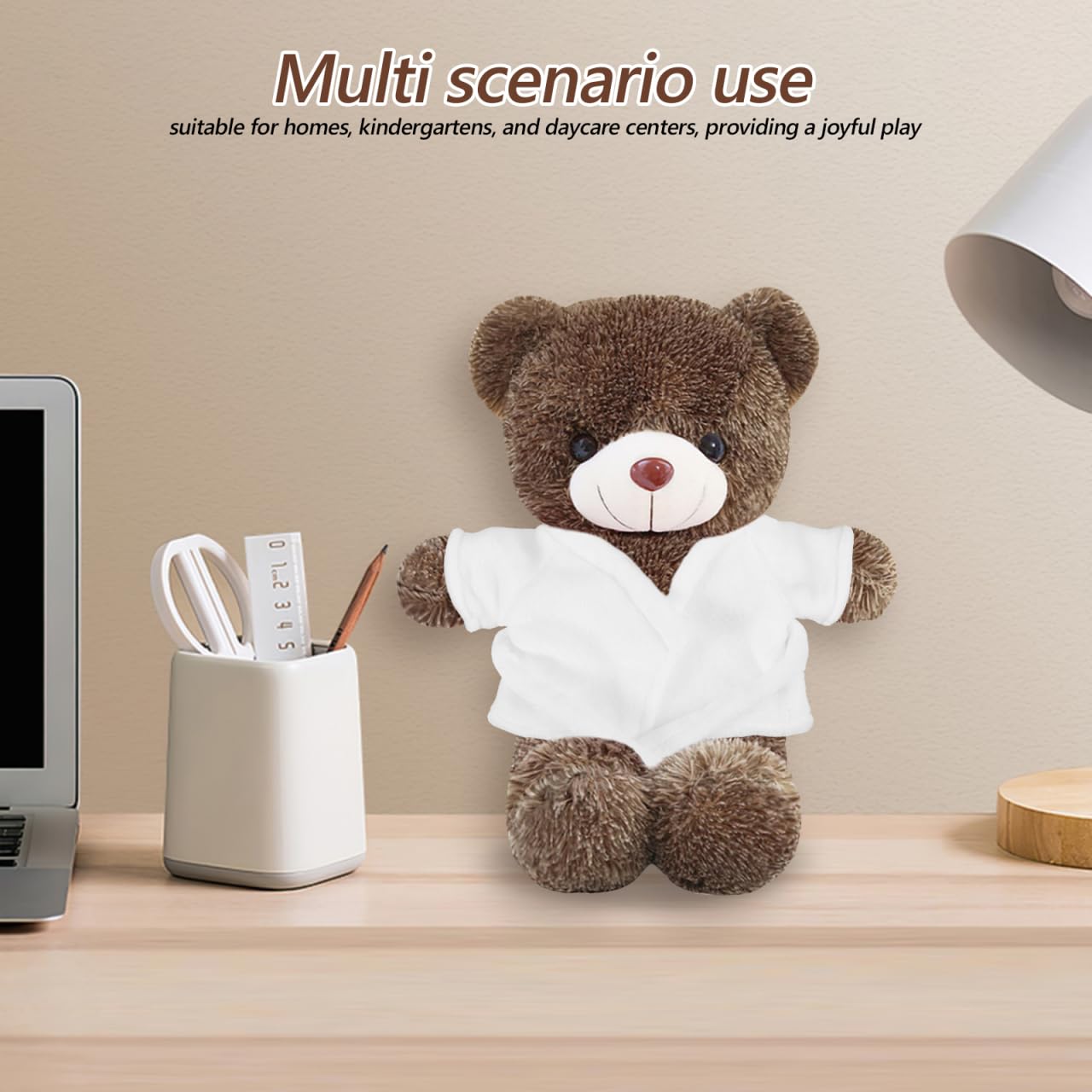 KOMBIUDA cozy-garment-set for mini-bears adds warmth to pretend bath.