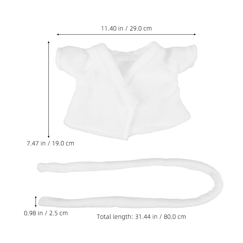KOMBIUDA dollhouse bathroom-prop clothes set for durable dress-up sessions.