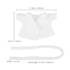 KOMBIUDA dollhouse bathroom-prop clothes set for durable dress-up sessions.