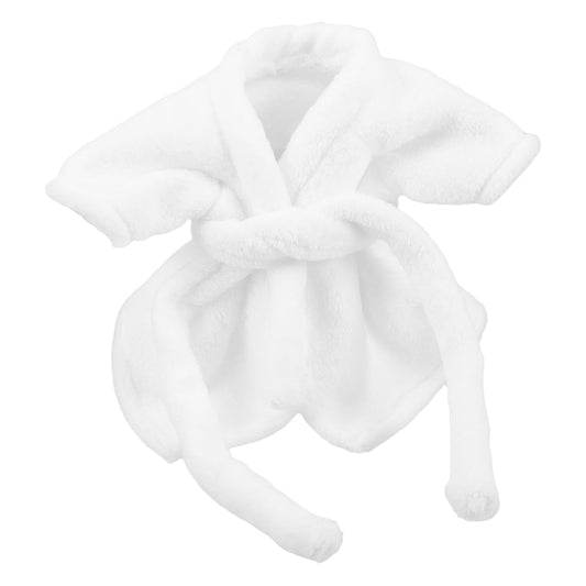 KOMBIUDA stuffed-animal-robe on a mini bear doll, cozy warmth for bedtime play.