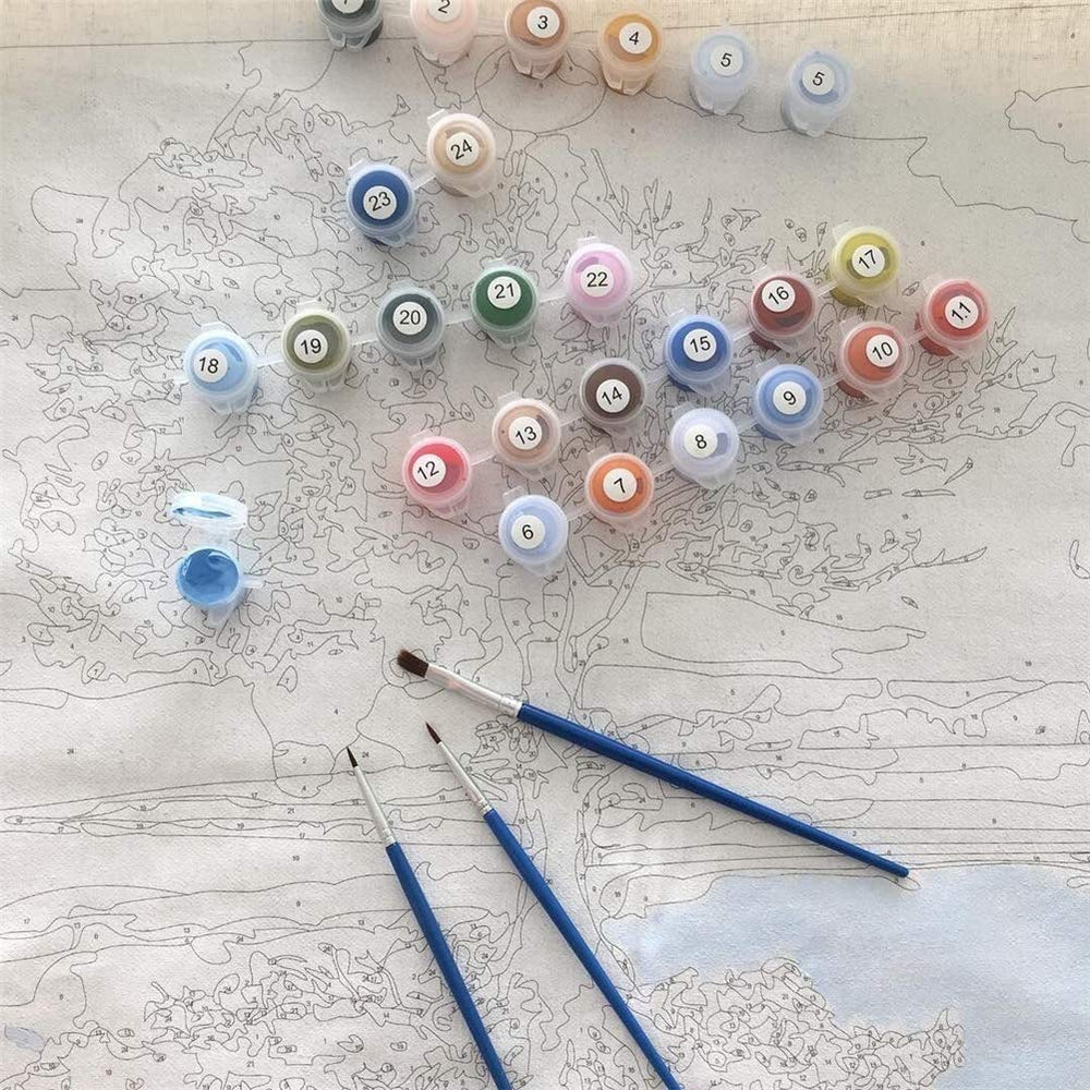 KOMI quick-dry acrylic paints support fast, vibrant results