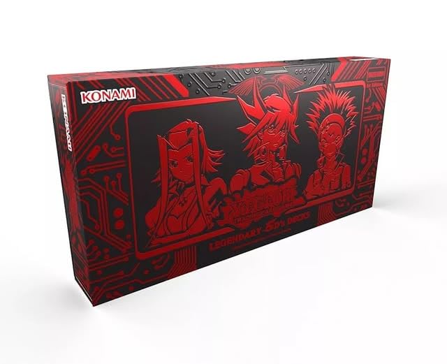 Konami Yu-Gi-Oh! Legendary 5D's Decks Collector's Set cover showing three complete decks for ready-to-play duels