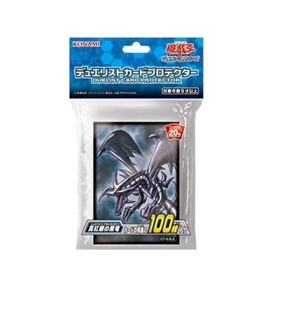 Konami Red-Eyes B. Dragon card sleeve protects Yu-Gi-Oh! cards during duels